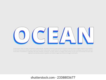 Crunchy text effect template with 3d bold style use for logo Pro Vector