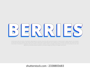 Crunchy text effect template with 3d bold style use for logo Pro Vector