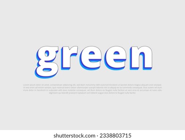 Crunchy text effect template with 3d bold style use for logo Pro Vector