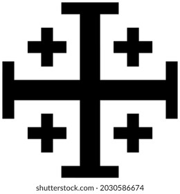 crusader cross art vector design illustration print wall art poster canvas