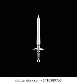 Crusader sword logo projecting a sense of strength and precision.