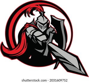 Crusades Knight Logo Illustration Design