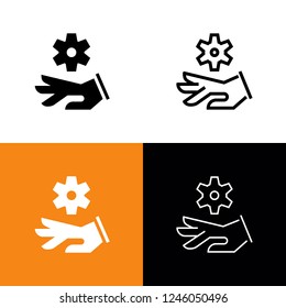Crush Hazard Icon Set
