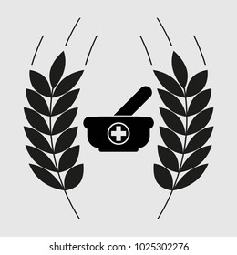 crush medicine vector icon