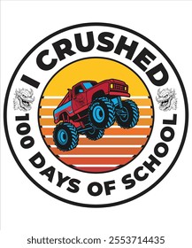 I crushed 100 days of school graphic design.