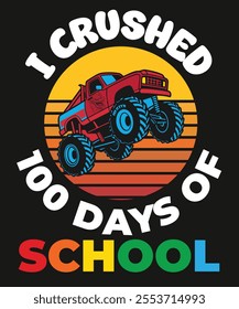 I crushed 100 days of school graphic design.