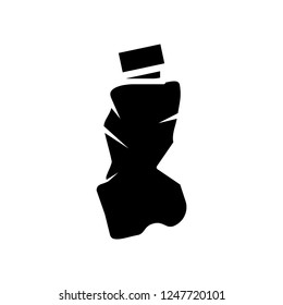 crushed bottle icon