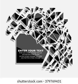 CRUSHED ELEMENTE TEMPLATE MESSAGE STICKER FIFTH EDITION