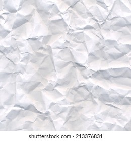 Crushed Paper, Vector Illustration