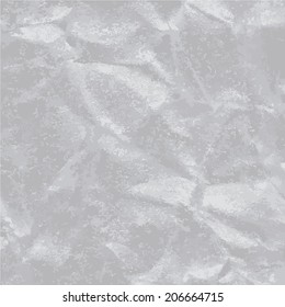 Crushed silver covering paper texture illustration