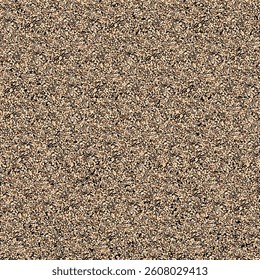 Crushed stone. Seamless pattern. Gravel. Realistic texture design. Vector illustration eps10. Small pebble stone.