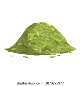 Crushed thyme icon. Cartoon of crushed thyme vector icon for web design isolated on white background