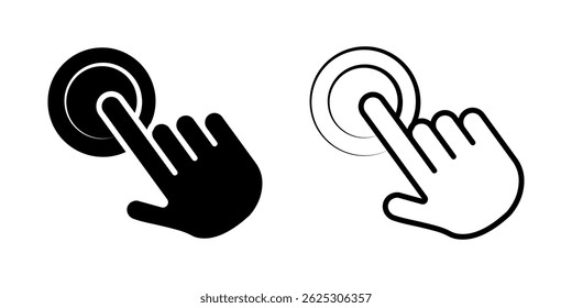 Crusor icon on white background