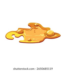 crust lava puddle cartoon. fissure caldera, pyroclastic vent, tectonic hotspot crust lava puddle sign. isolated symbol vector illustration