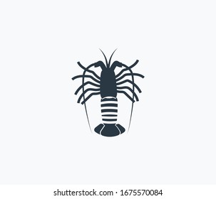 Crustacean icon isolated on clean background. Crustacean icon concept drawing icon in modern style. Vector illustration for your web mobile logo app UI design.