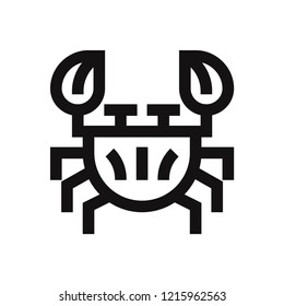 Crustacean vector icon