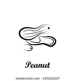 Crustaceans, fruit, peanut icon. Element of Crustaceans icon. Hand drawn icon for website design and development, app development. Premium icon