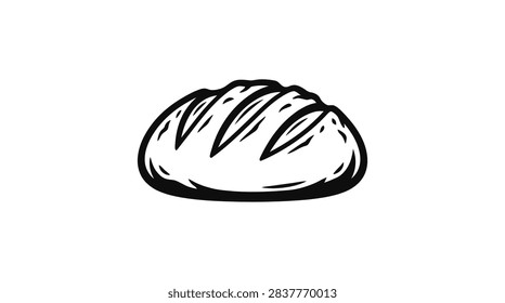 A crusty loaf of bread
