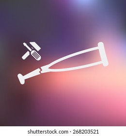 Crutch icon.