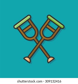 Crutch icon