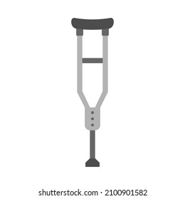 Crutch icon design template vector isolated