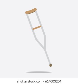 Crutch icon, vector illustration design. Medicine and health care objects.