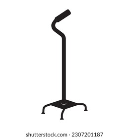 Crutch vector icon illustration symbol design