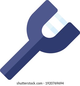Crutch vector icon isolated on white background.