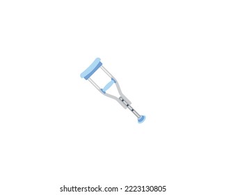 Crutch vector isolated icon. Crutch emoji illustration. Crutch vector isolated emoticon