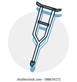 Crutches for disabled