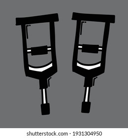 Kreuze doodle Vektorsymbol. Zeichnen Skizze Illustration handgezeichnet Linie.