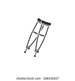 Crutches icon