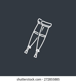Crutches icon