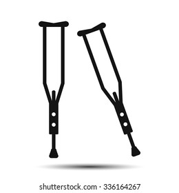 crutches icon
