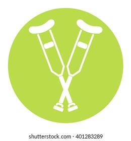 crutches icon