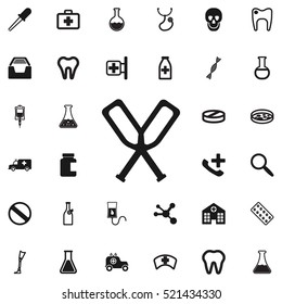 Crutches icon