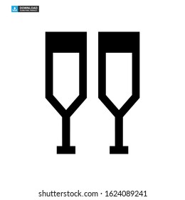 crutches icon isolated sign symbol vector illustration - high quality black style vector icons
