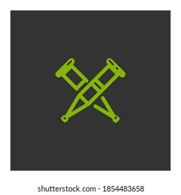 Kreuzungen Symbol. Vektorgrafik EPS10.