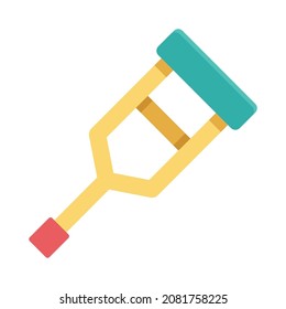 crutches, mobility aid, Isolated Vector icon that can be easily modified or edit


