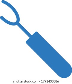 crutches vector glyph color icon 