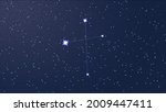 Crux star constellation background, Southern cross, Interstellar, outer space, science, Vector Illustration. Perfect for Wallpaper, desktop, web, print, textile, presentation, flyer, brochure, banner.