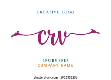 CRV lettering logo is simple, easy to understand and authoritative