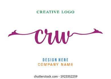 El logo de la inscripción CRW es sencillo, fácil de entender y con autoridad