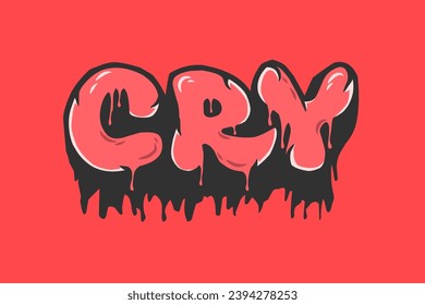 Concevoir des lettres de police de style graffiti, des illustrations vectorielles, des T-shirts, des mouchoirs et des affiches	