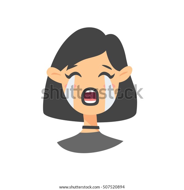 Ok Sign Female Emoticon Stock Vector - Image: 66652816