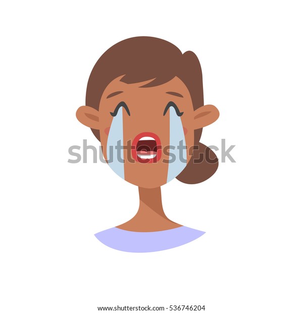 Cartoon Black Drawing Of A Girl Crying ~ Easy Drawing