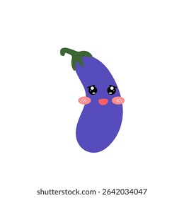 cry emoticon egpplant purple cartoon