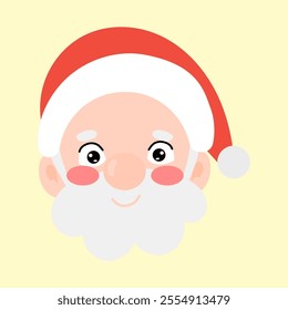 cry face expression santa claus element