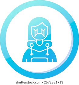 Design de ícone de vetor Cry Line