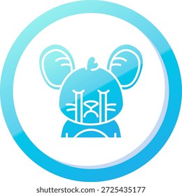 Cry Line vector Icon Design